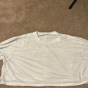 Lululemon cropped tshirt size 10